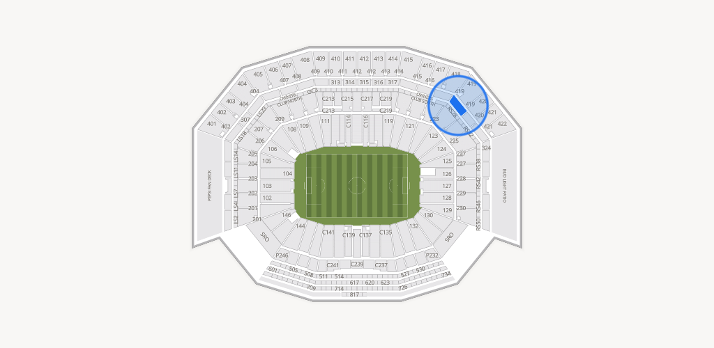 Levi's Stadium Seating Chart