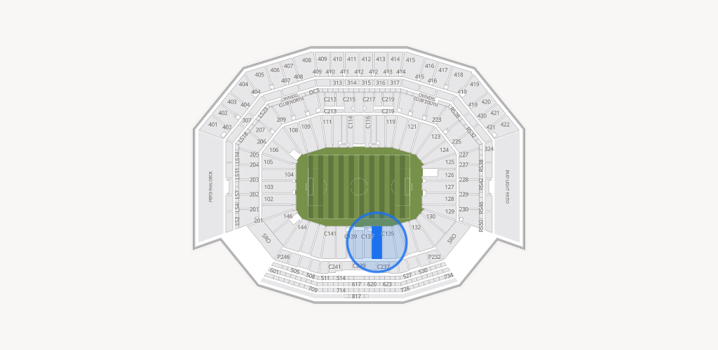 Levi's Stadium Seating Chart