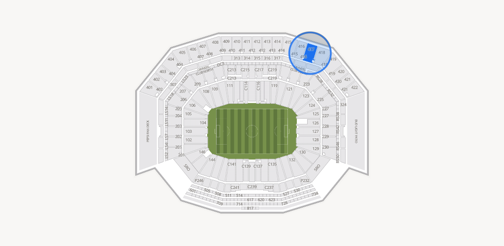 Levi's Stadium Seating Chart