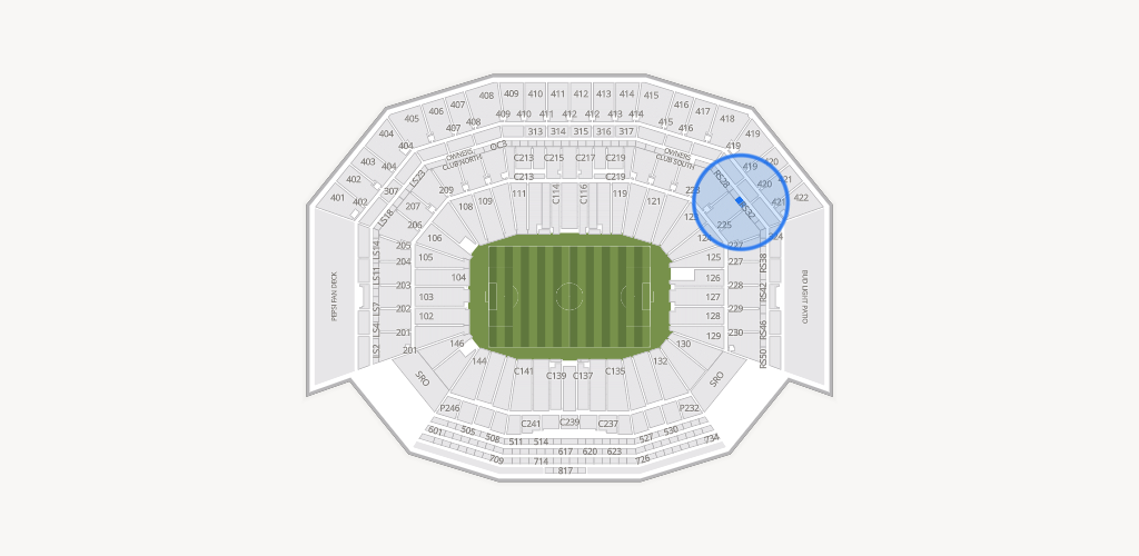 Levi's Stadium Seating Chart