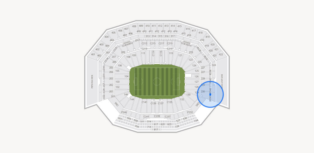 Levi's Stadium Seating Chart