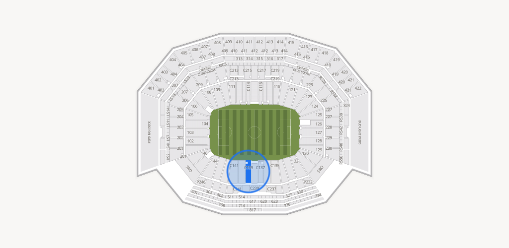 Levi's Stadium Seating Chart