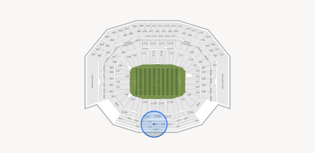 Levi's Stadium Seating Chart