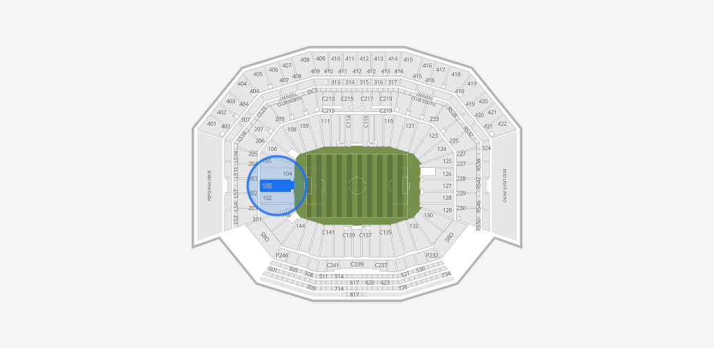 Levi's Stadium Seating Chart