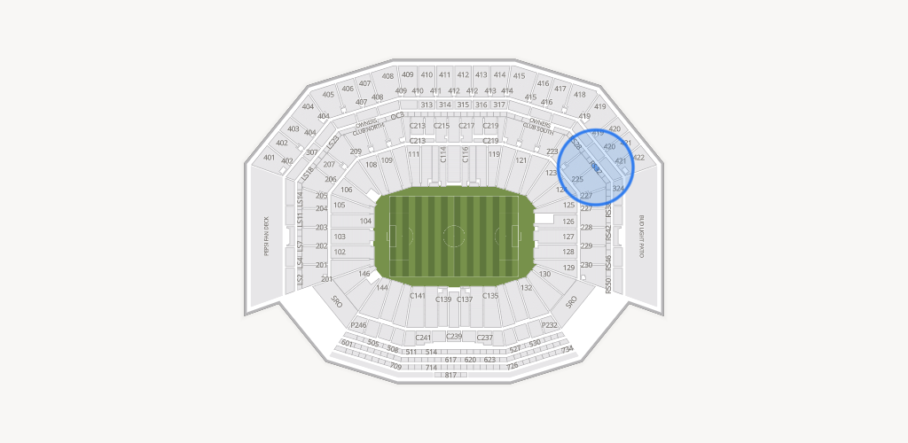Levi's Stadium Seating Chart