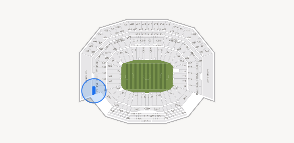 Levi's Stadium Seating Chart