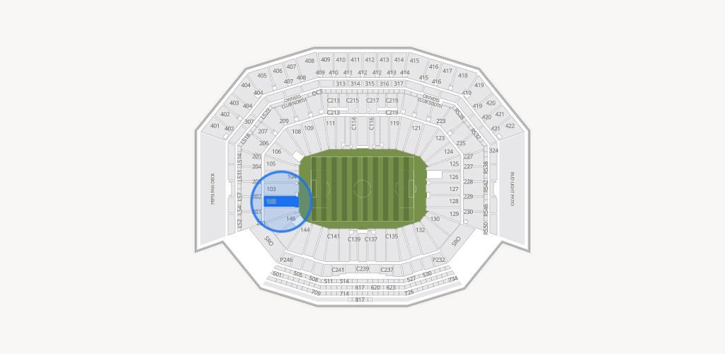 Levi's Stadium Seating Chart