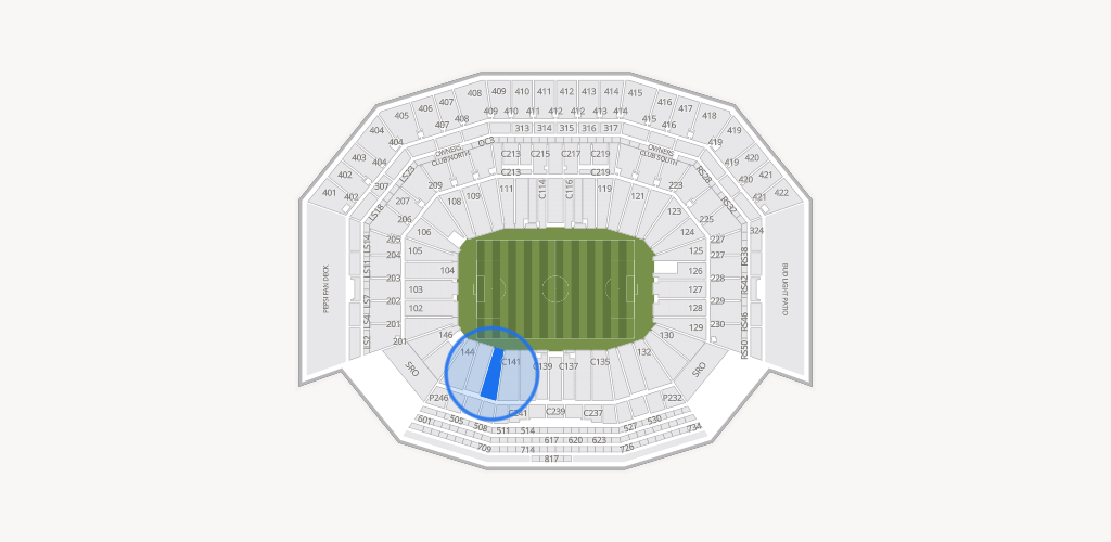 Levi's Stadium Seating Chart