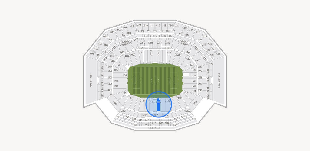 Levi's Stadium Seating Chart