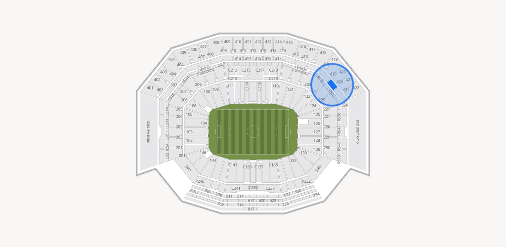 Levi's Stadium Seating Chart