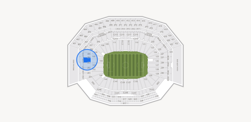 Levi's Stadium Seating Chart