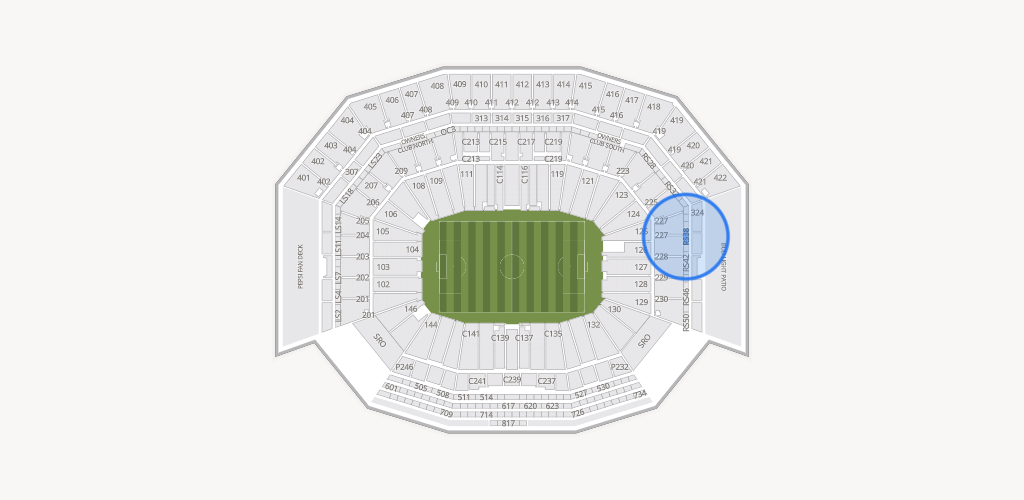Levi's Stadium Seating Chart