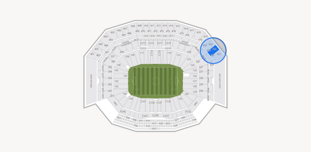 Levi's Stadium Seating Chart