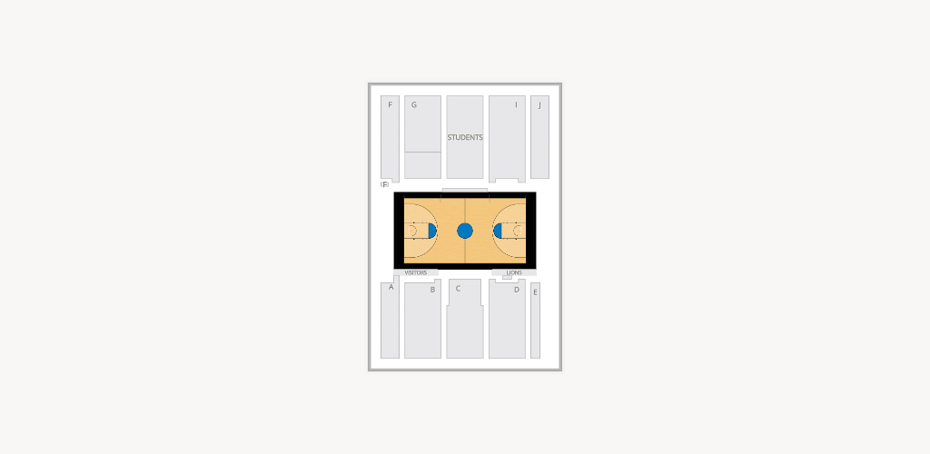 Levien Gymnasium Seating Chart