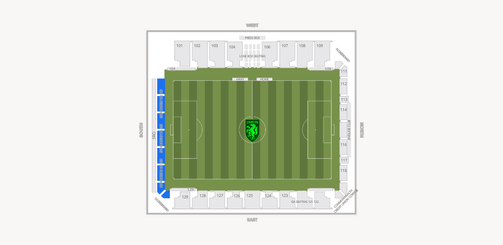 Lexington Sporting Club Stadium Seating Chart