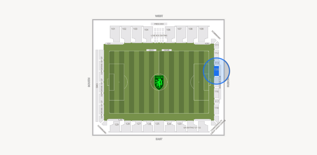 Lexington Sporting Club Stadium Seating Chart