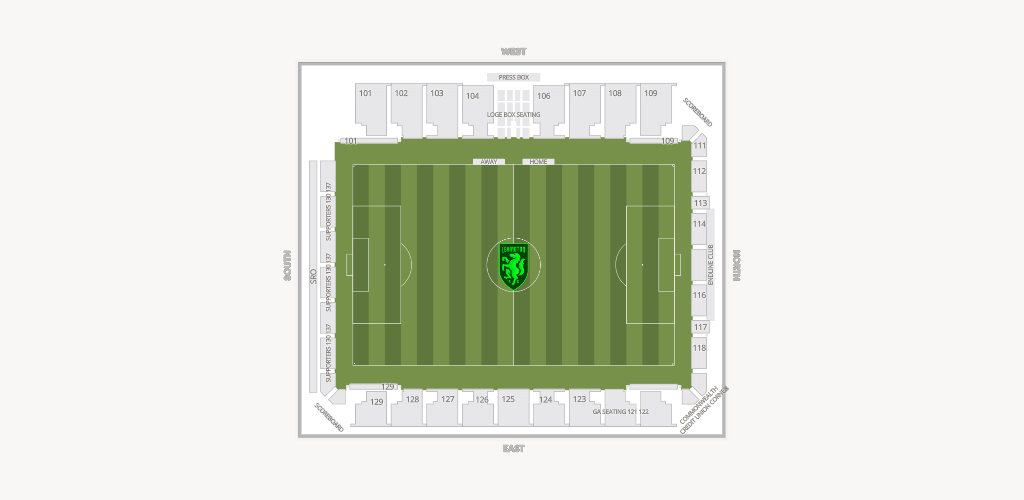Lexington Sporting Club Stadium Seating Chart
