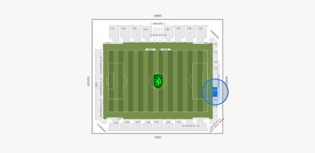 Lexington Sporting Club Stadium Seating Chart