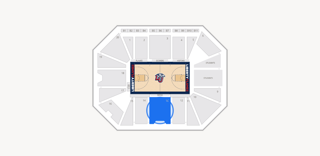 Liberty Arena Seating Chart