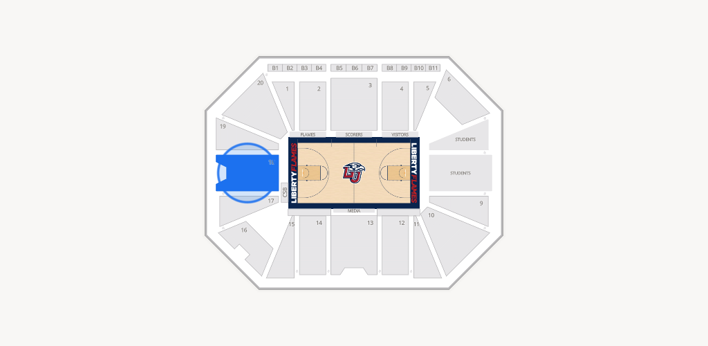 Liberty Arena Seating Chart