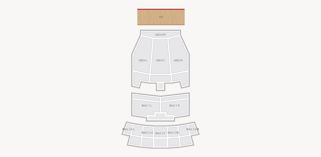 Lila Cockrell Theatre Seating Chart