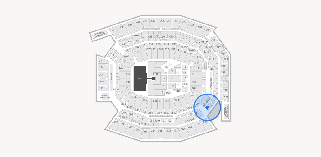 Lincoln Financial Field Seating Chart