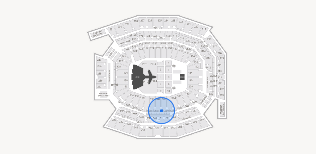 Lincoln Financial Field Seating Chart