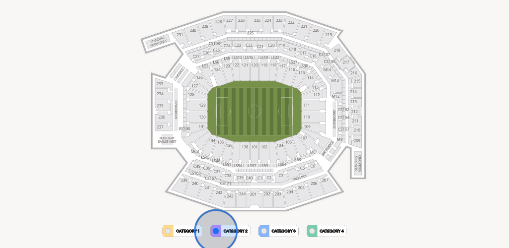 Lincoln Financial Field Seating Chart