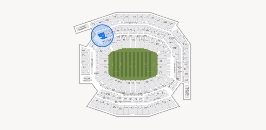 Lincoln Financial Field Seating Chart