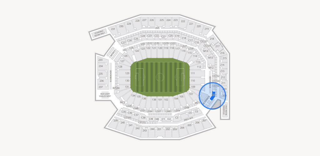 Lincoln Financial Field Seating Chart