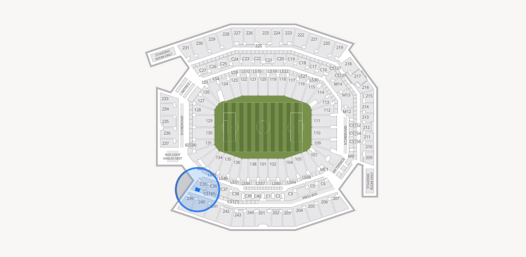 Lincoln Financial Field Seating Chart