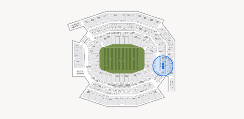 Lincoln Financial Field Seating Chart