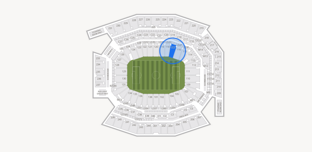 Lincoln Financial Field Seating Chart
