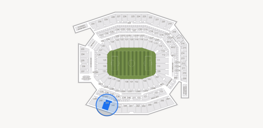Lincoln Financial Field Seating Chart