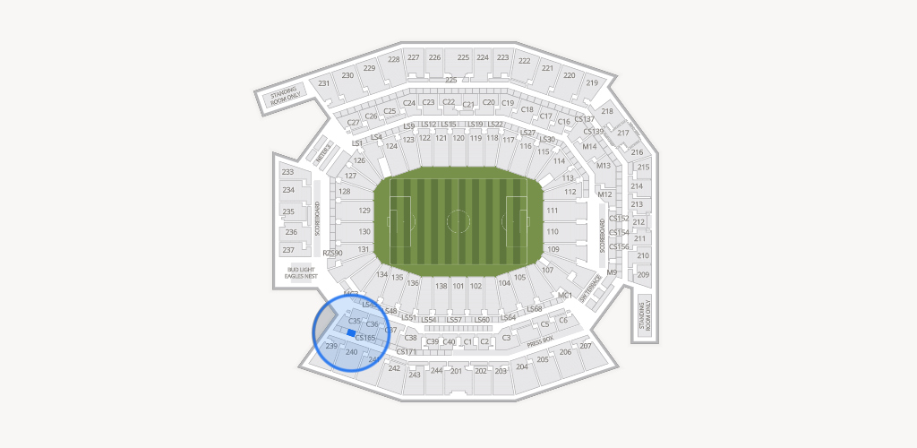 Lincoln Financial Field Seating Chart