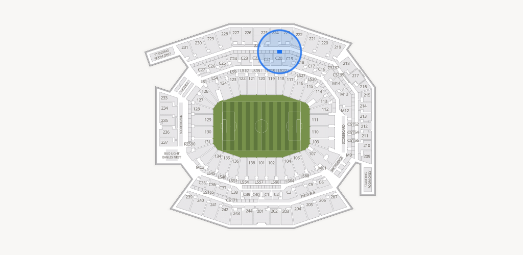 Lincoln Financial Field Seating Chart