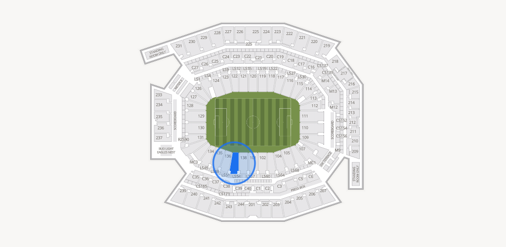 Lincoln Financial Field Seating Chart