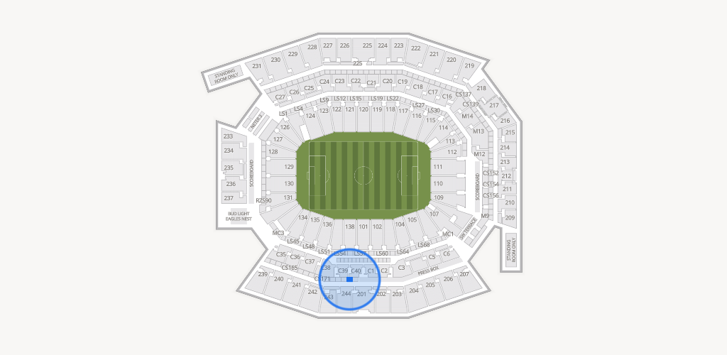 Lincoln Financial Field Seating Chart