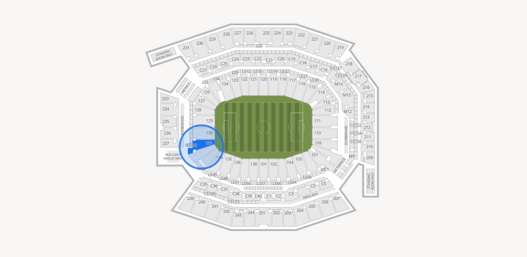 Lincoln Financial Field Seating Chart