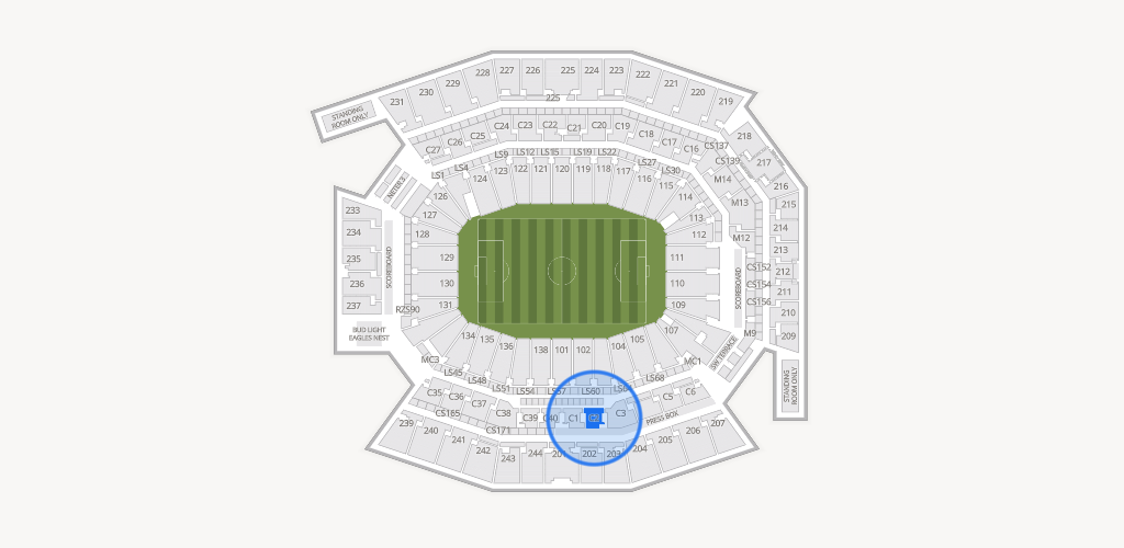 Lincoln Financial Field Seating Chart