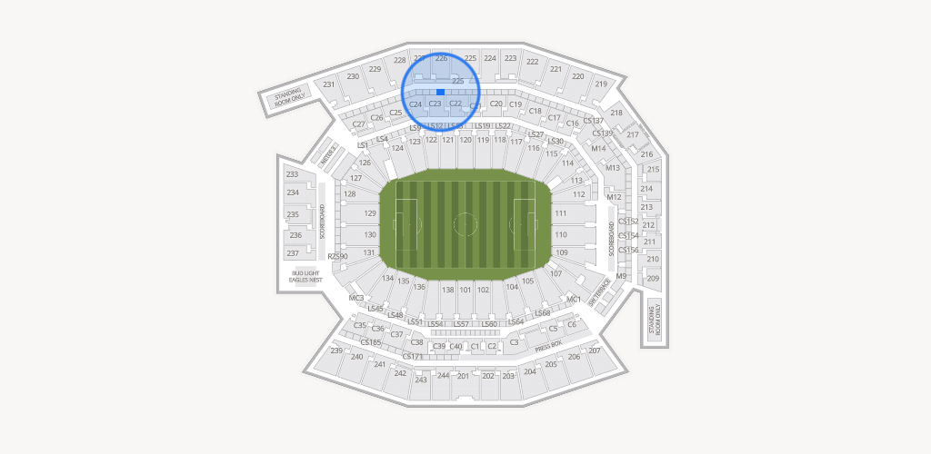 Lincoln Financial Field Seating Chart