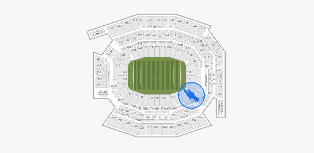 Lincoln Financial Field Seating Chart