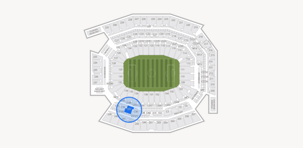 Lincoln Financial Field Seating Chart