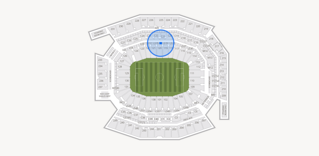 Lincoln Financial Field Seating Chart