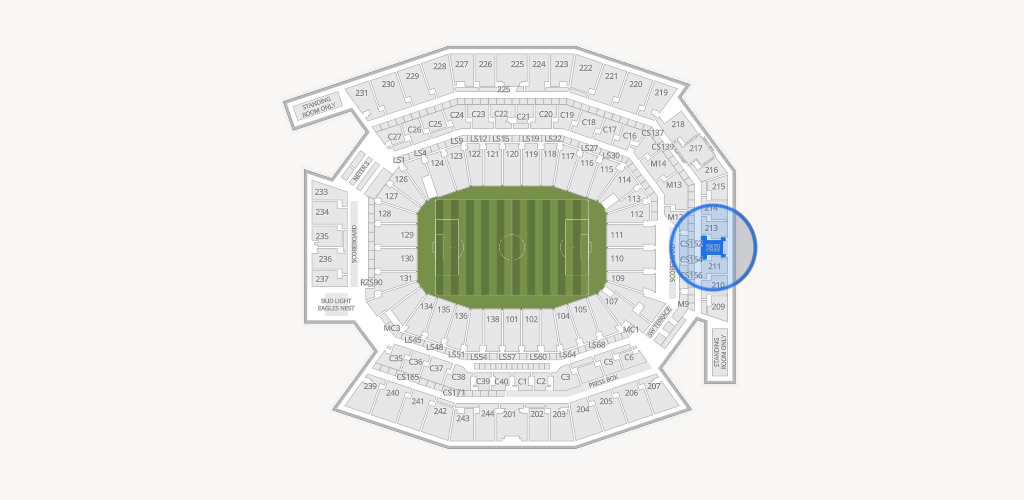 Lincoln Financial Field Seating Chart
