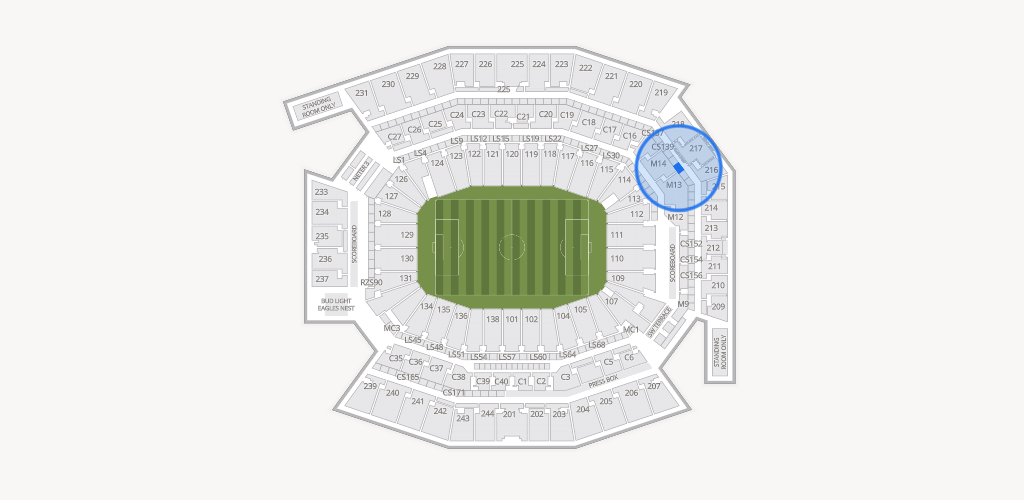 Lincoln Financial Field Seating Chart