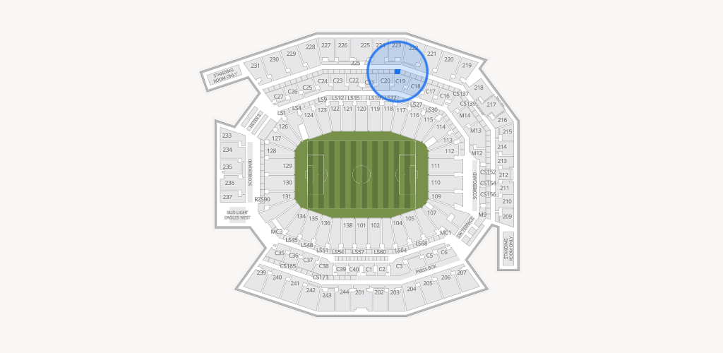 Lincoln Financial Field Seating Chart