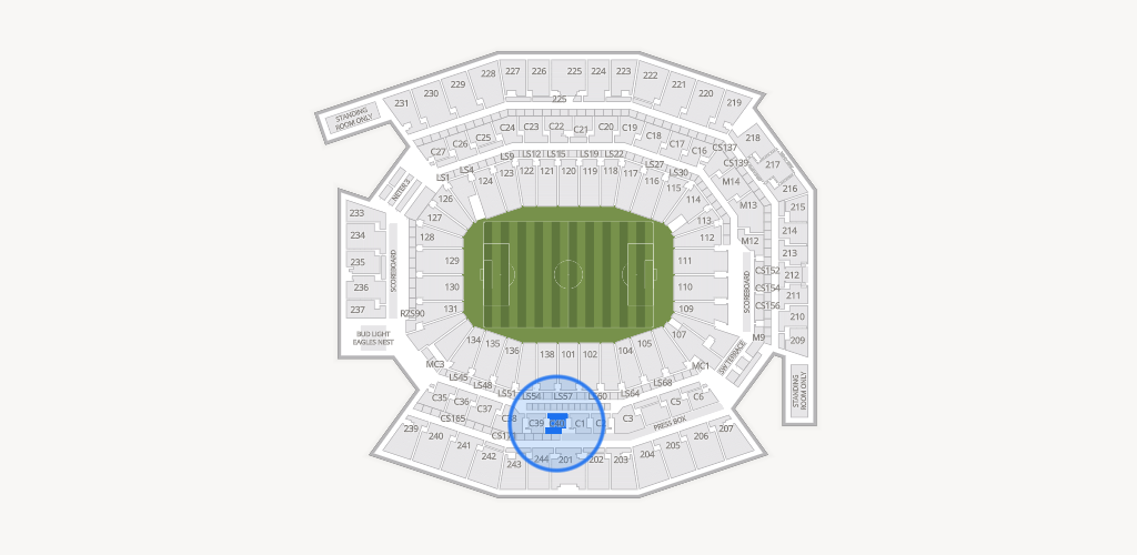 Lincoln Financial Field Seating Chart