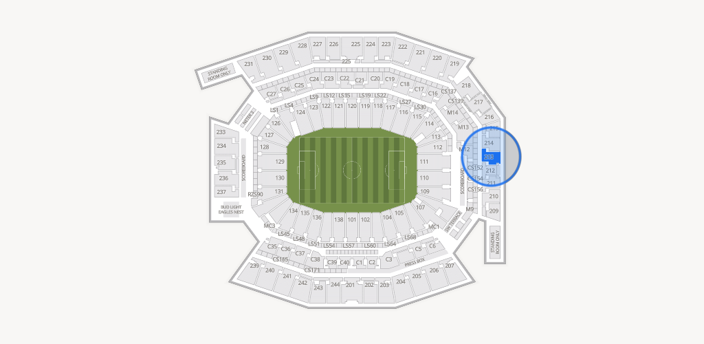 Lincoln Financial Field Seating Chart