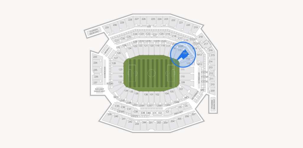 Lincoln Financial Field Seating Chart